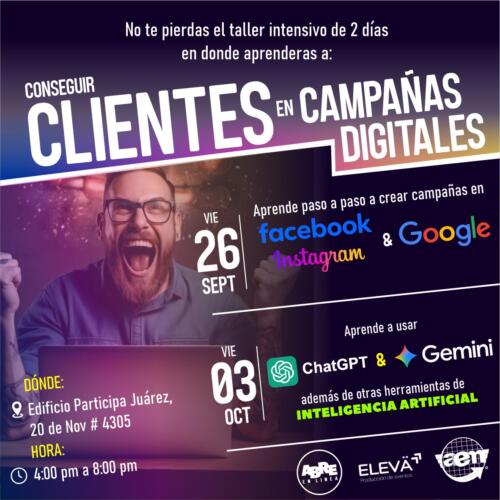 Conseguir clientes en campañas digitales